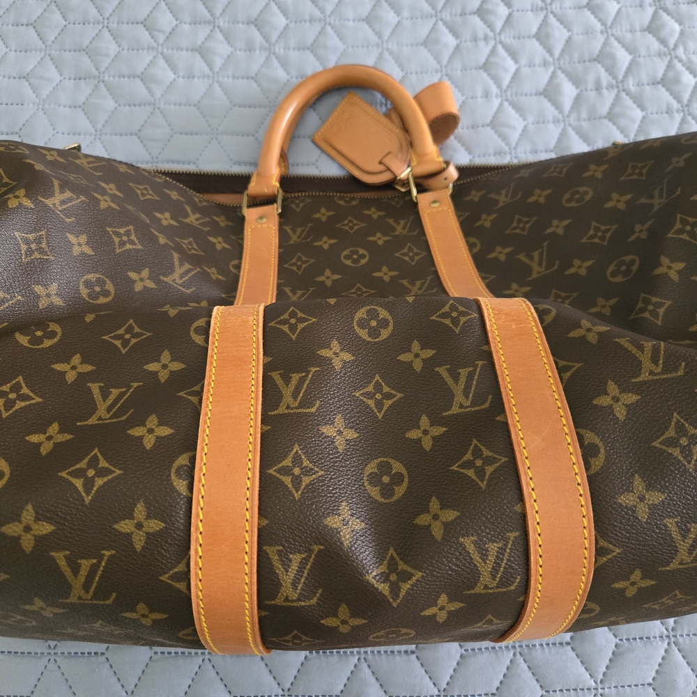Louis Vuitton Brown Monogram Duffle.